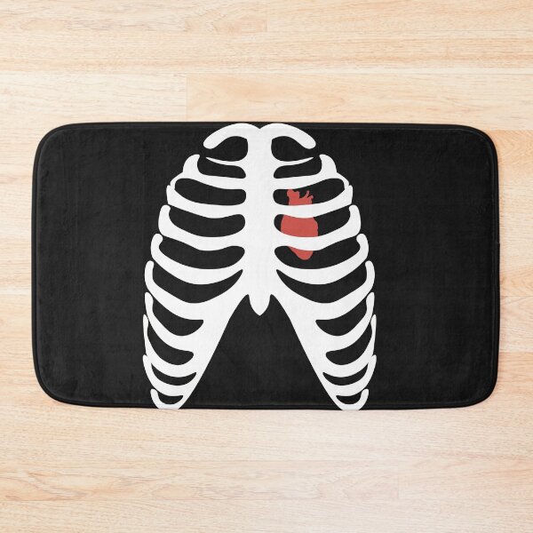 Item preview, sceleton thorax, chest. heart halloween print designed and sold by Galena Georgieva.