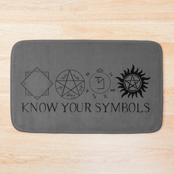 Item preview,  Supernatural - Know Your Symbols  designed and sold by tasha0louise.