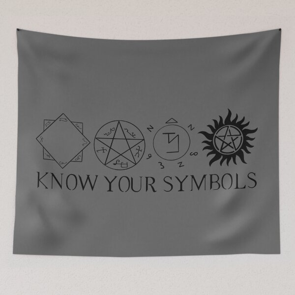 Item preview,  Supernatural - Know Your Symbols  designed and sold by tasha0louise.