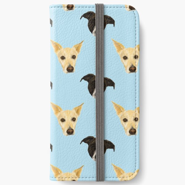 Black Puppies - White Puppies - Cute dog pattern iPhone Wallet