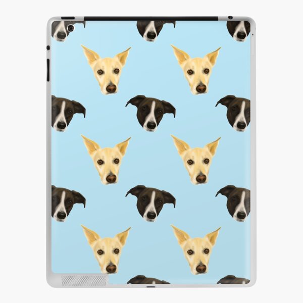 Black Puppies - White Puppies - Cute dog pattern iPad Skin