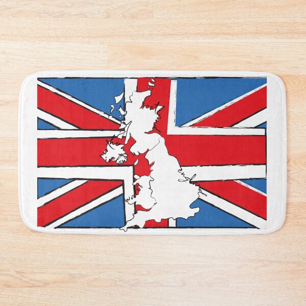 Item preview, UK Flag outline designed and sold by Ohmywordartist.