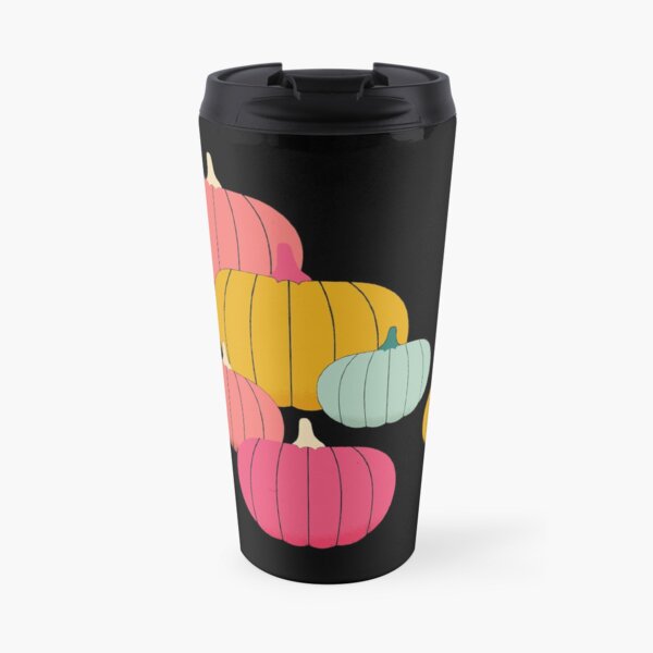 Multicolor Pumpkin Travel Mug