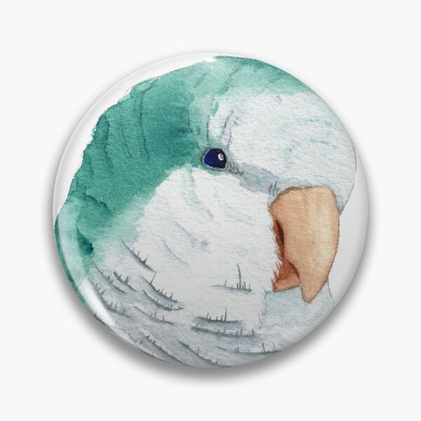 Item preview, Conure veuve bleu perruche moine souris quaker aquarelle designed and sold by L'Atelier Oranjade.