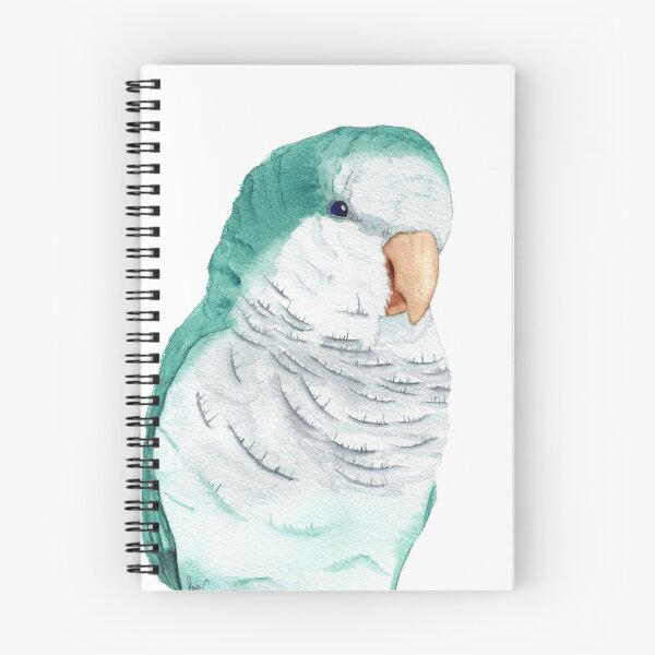 Item preview, Conure veuve bleu perruche moine souris quaker aquarelle designed and sold by L'Atelier Oranjade.