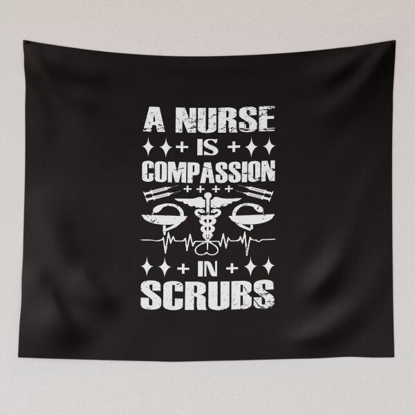 Item preview, A Nurse Is compassion in Scrubs designed and sold by cutitoutsir.