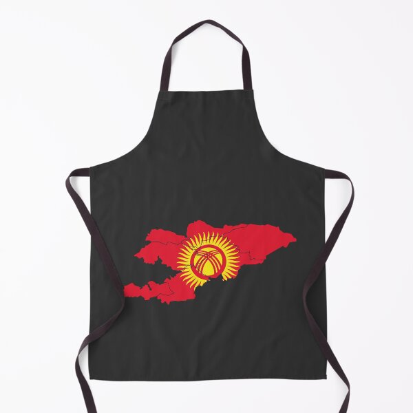 Item preview, Kyrgyzstan Flag Map with regions designed and sold by Alo.