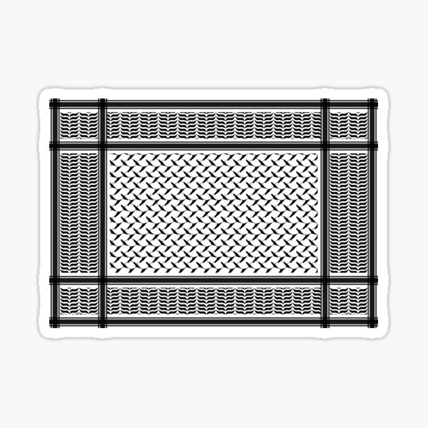 Vista previa del artículo con la obra «Keffiyeh palestina | Patrón del mapa de Palestina», diseñado y vendido por Mo5tar.