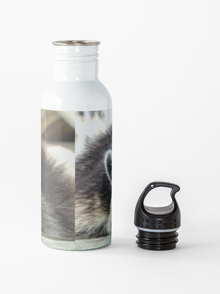 Alternate view of Tired Raccoon Water Bottle