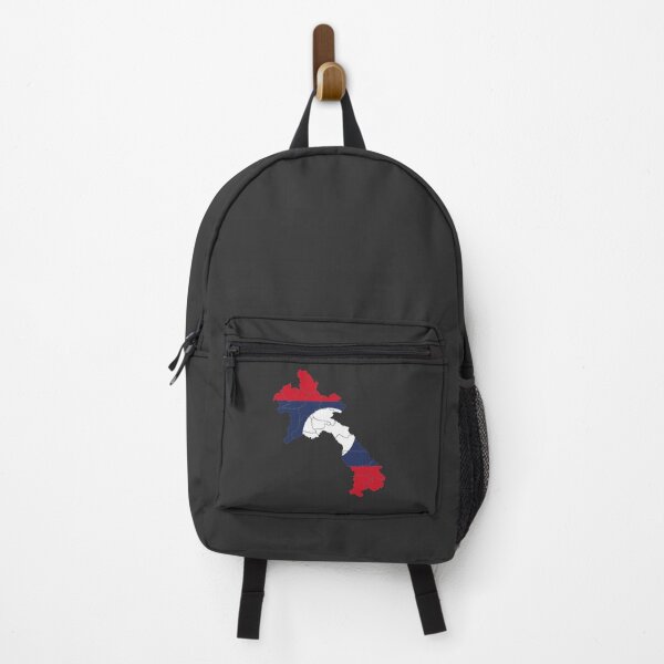 Item preview, Laos Flag Map with regions designed and sold by Alo.