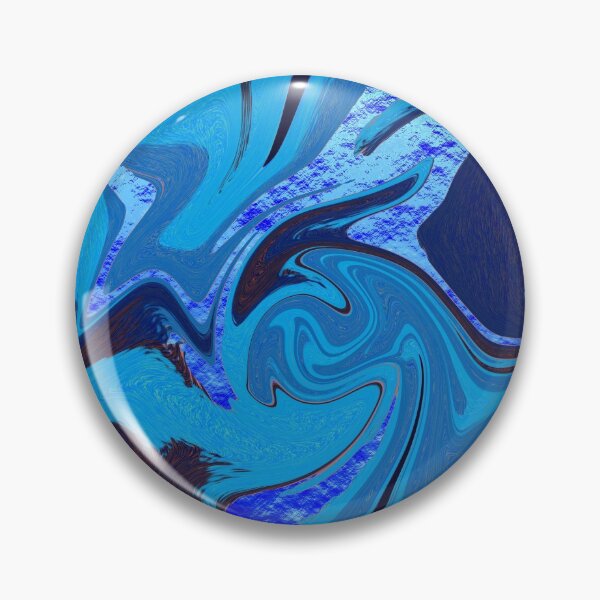 Item preview, Dark Blue Marble Swirl Pattern Design Modern Waves designed and sold by NancyMerkle.