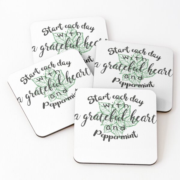 Item preview, Essential Oil Peppermint - Start each day with a grateful heart and peppermint designed and sold by nananinanana.