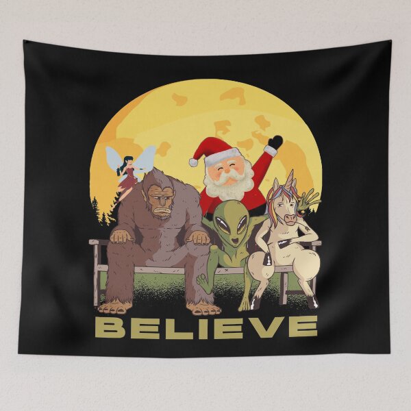 Item preview, I Believe In Santa Friends designed and sold by Coder-T.