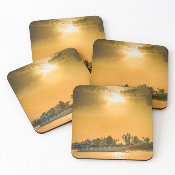 Item preview, Boat on the Mekong river designed and sold by Papermouse.
