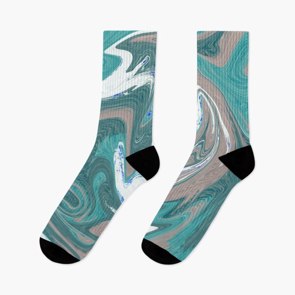 Item preview, Dark Green Marble Swirl Pattern Design Modern Waves designed and sold by NancyMerkle.
