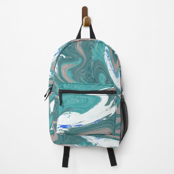 Item preview, Dark Green Marble Swirl Pattern Design Modern Waves designed and sold by NancyMerkle.