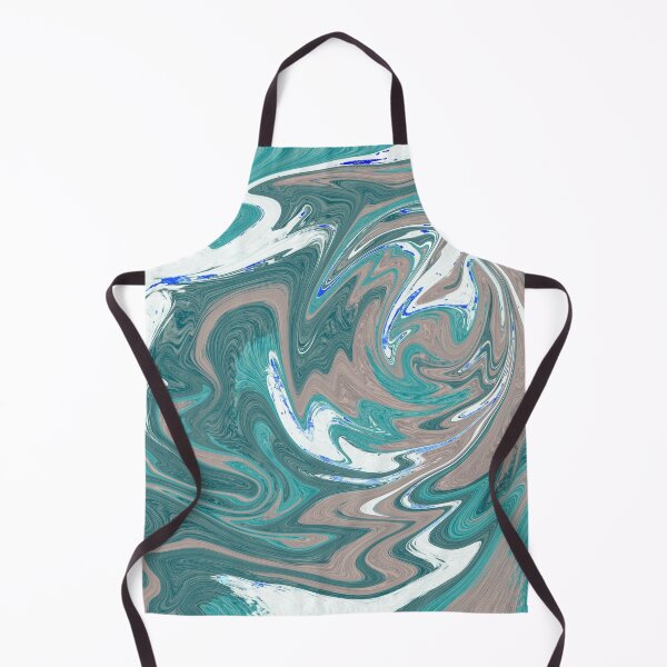 Item preview, Dark Green Marble Swirl Pattern Design Modern Waves designed and sold by NancyMerkle.