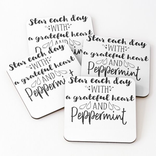 Item preview, Essential Oil Peppermint - Start each day with a grateful heart and peppermint designed and sold by nananinanana.