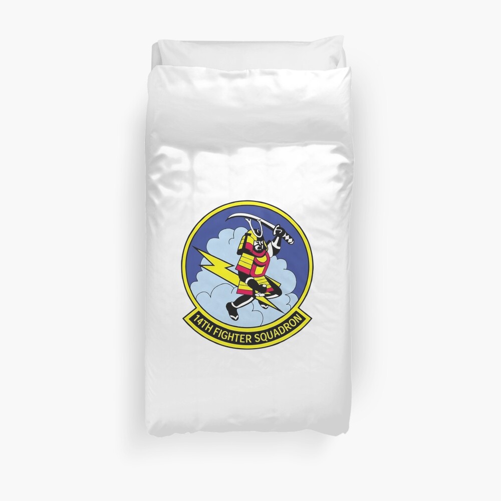 Model 80 - 14th Fighter Squadron Duvet Cover