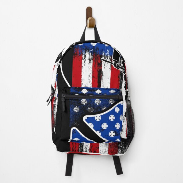 Item preview, firefighter with american flag us firefighter shield designed and sold by zugharo2019.