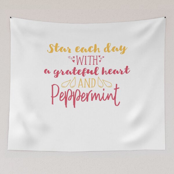 Item preview, Essential Oil Peppermint - Start each day with a grateful heart and peppermint designed and sold by nananinanana.