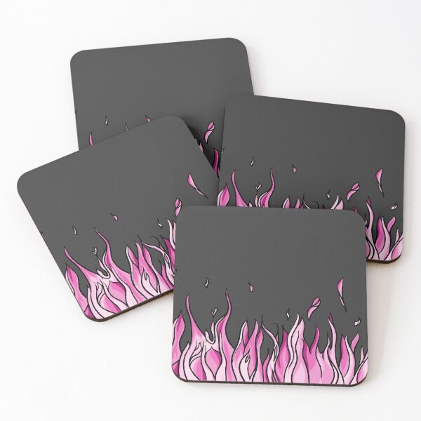 Item preview, Pink Flames, Fire Digital Illustration designed and sold by AlmightyClaire.