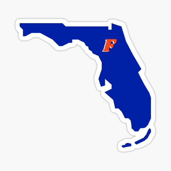 Item preview, State of Florida Gators Sticker designed and sold by Morgan Fox.