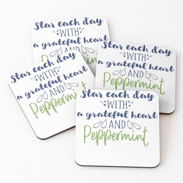 Item preview, Essential Oil Peppermint - Start each day with a grateful heart and peppermint designed and sold by nananinanana.