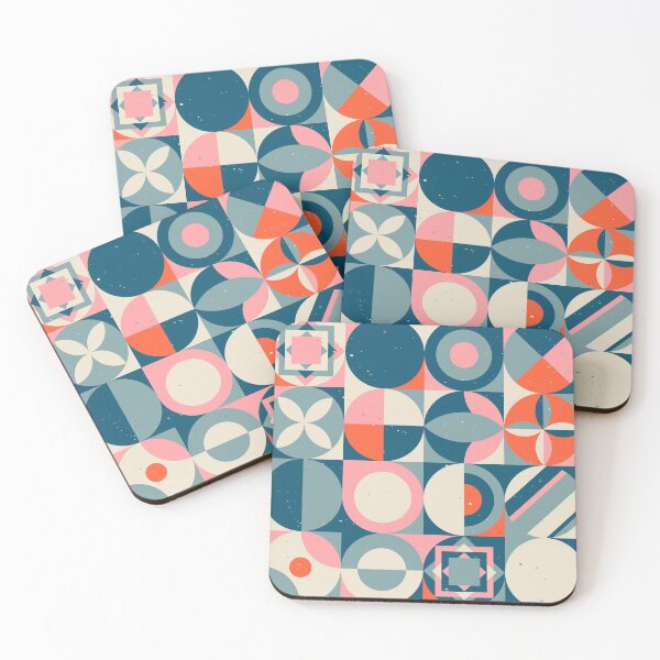 Item preview, Colorful Scandinavian Geometric Pattern designed and sold by SLAG-Creative.