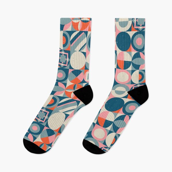 Item preview, Colorful Scandinavian Geometric Pattern designed and sold by SLAG-Creative.