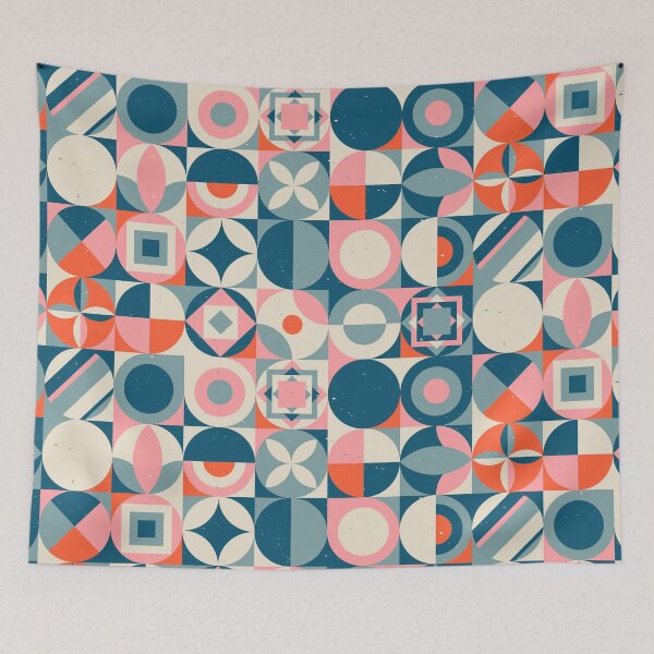 Item preview, Colorful Scandinavian Geometric Pattern designed and sold by SLAG-Creative.