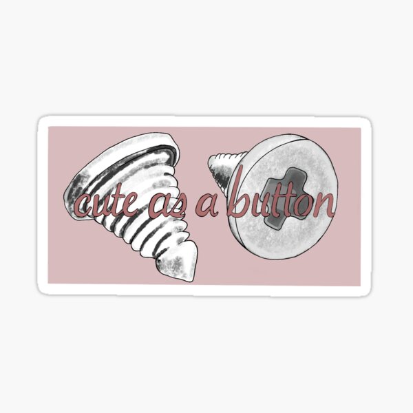 Vista previa del artículo con la obra «Tierno como un botón», diseñado y vendido por JdawnOfTheDead.