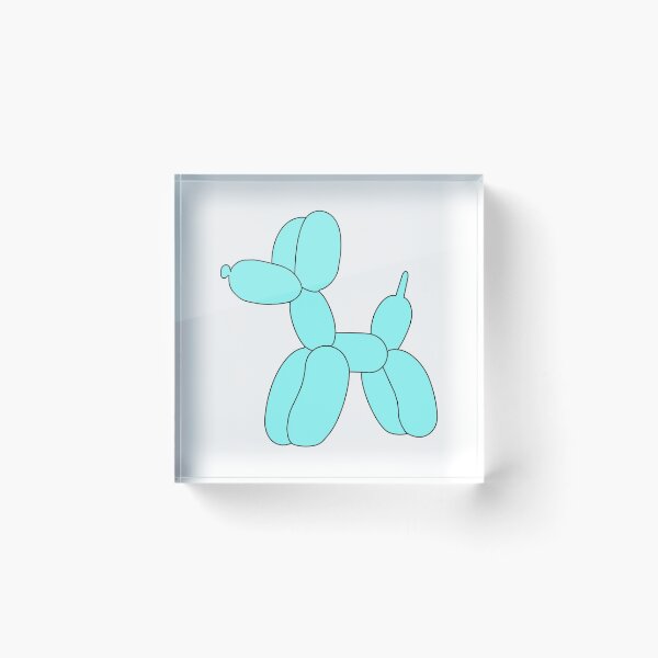 Item preview, aesthetic blue balloon dog designed and sold by STAR10008.