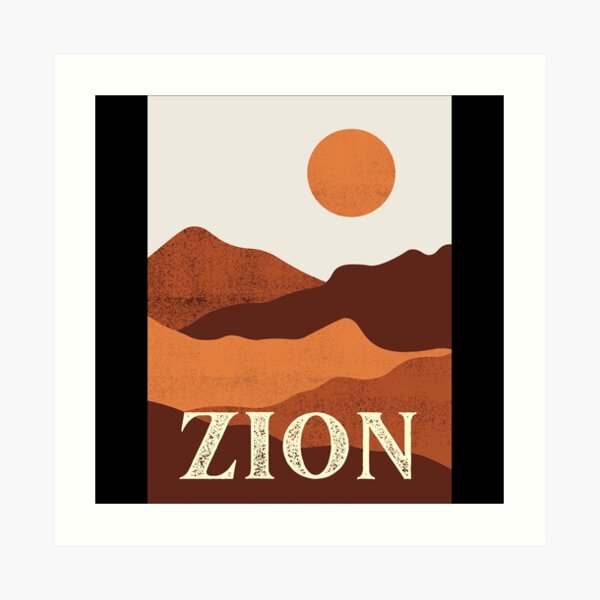 Zion National Park Art Print