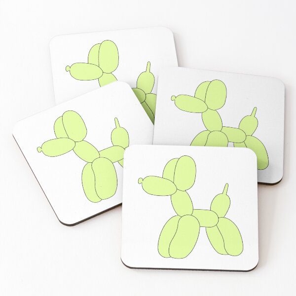 Item preview, aesthetic green balloon dog designed and sold by STAR10008.