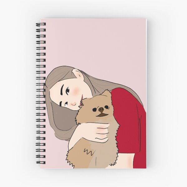 Item preview, Girl with pomeranian designed and sold by Ami San.