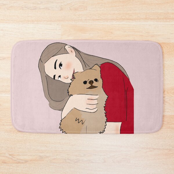 Item preview, Girl with pomeranian designed and sold by Ami San.