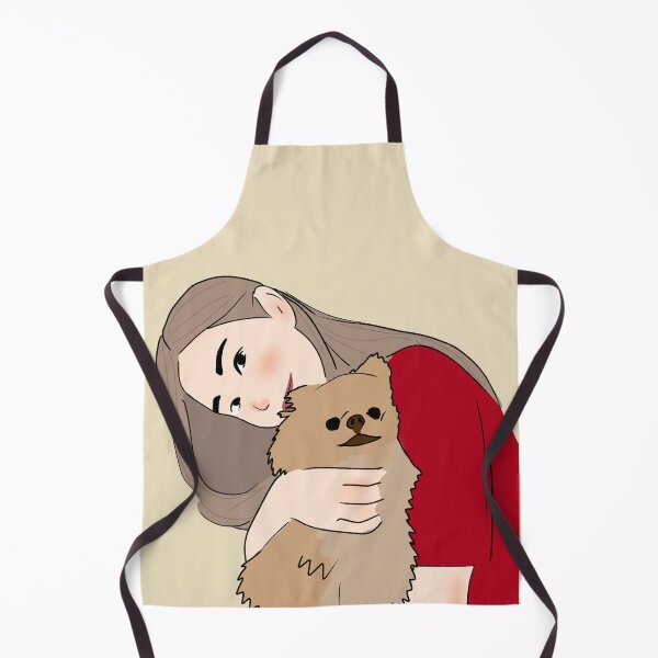 Item preview, Girl with pomeranian designed and sold by Ami San.