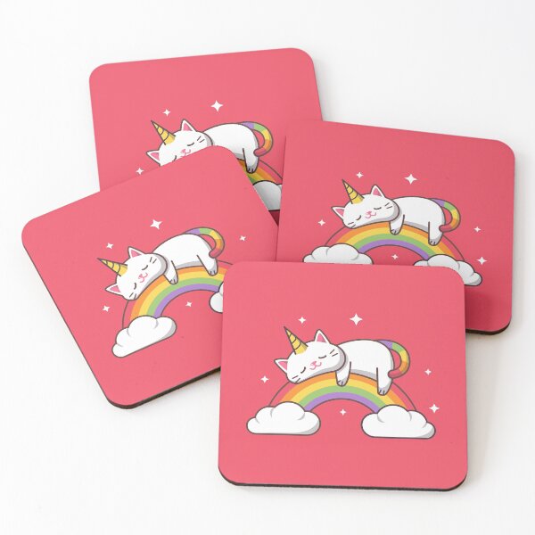 Item preview, Cat'unicorn chilling on a rainbow designed and sold by kalud-zoldyck.