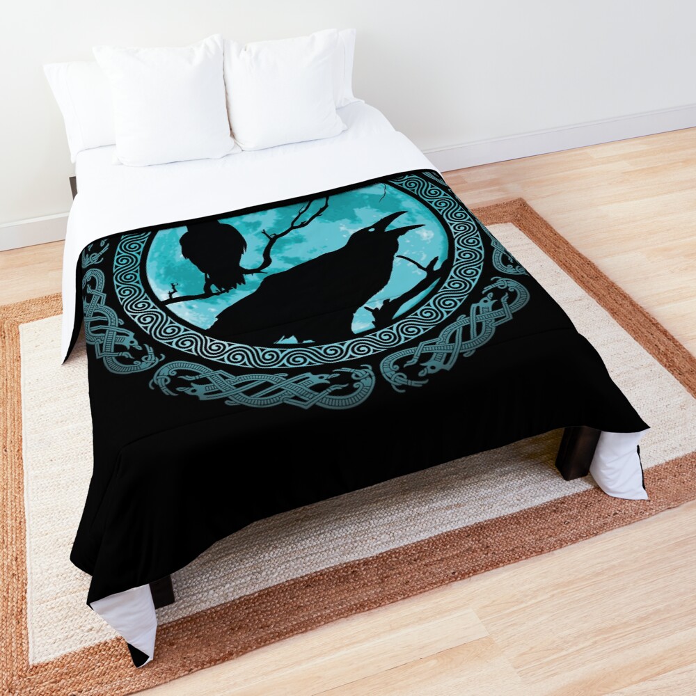 Hugin Munin Odins Ravens Comforter