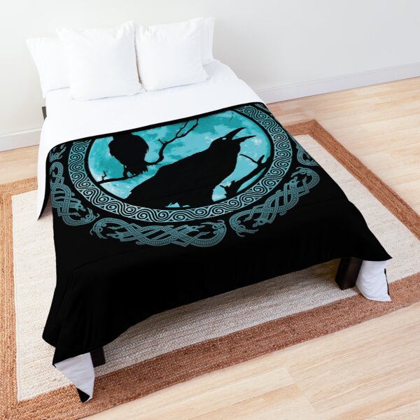 Hugin Munin Odins Ravens Comforter