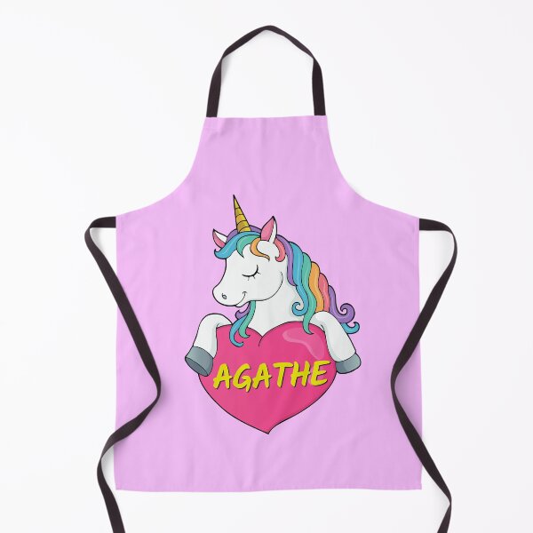 Item preview, Agathe Personalized Cute Unicorn Heart designed and sold by Suphiss.