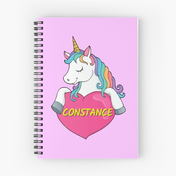 Item preview, Constance Personalized Cute Unicorn Heart designed and sold by Suphiss.