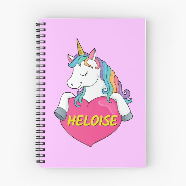 Item preview, Heloise Personalized Cute Unicorn Heart designed and sold by Suphiss.