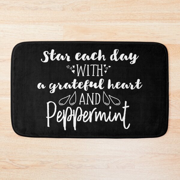 Item preview, Copy of Essential Oil Peppermint - Start each day with a grateful heart and peppermint designed and sold by nananinanana.