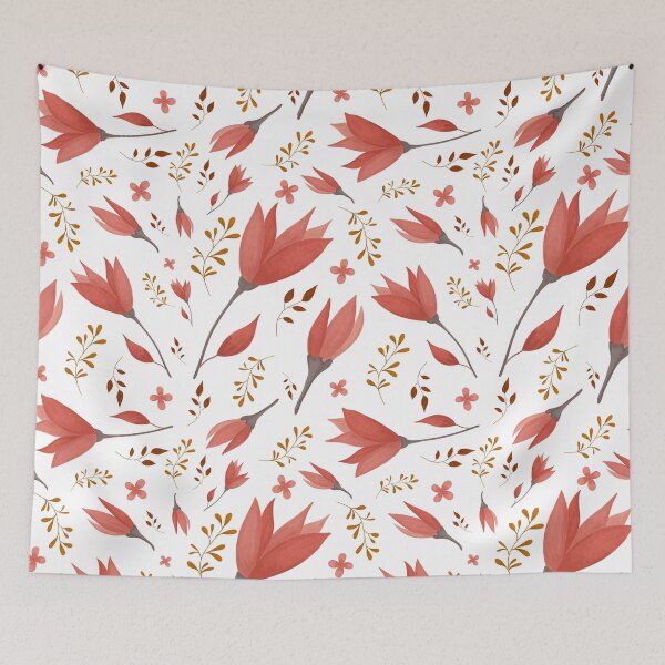 Item preview, Delicate Autumn Florals designed and sold by NordicStudio.
