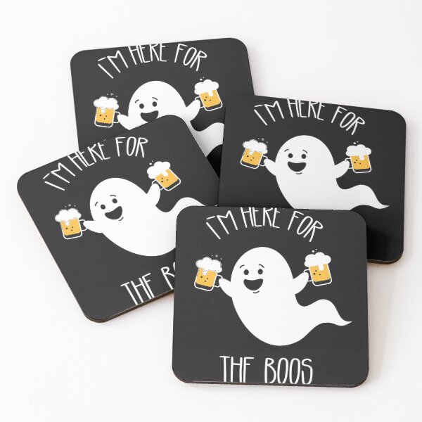 Item preview, I am here for the Boos. Funny ghost with beer designed and sold by teemix.