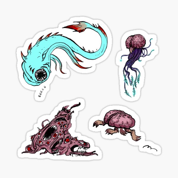 Horrible RPG Aberration Sticker Pack Sticker