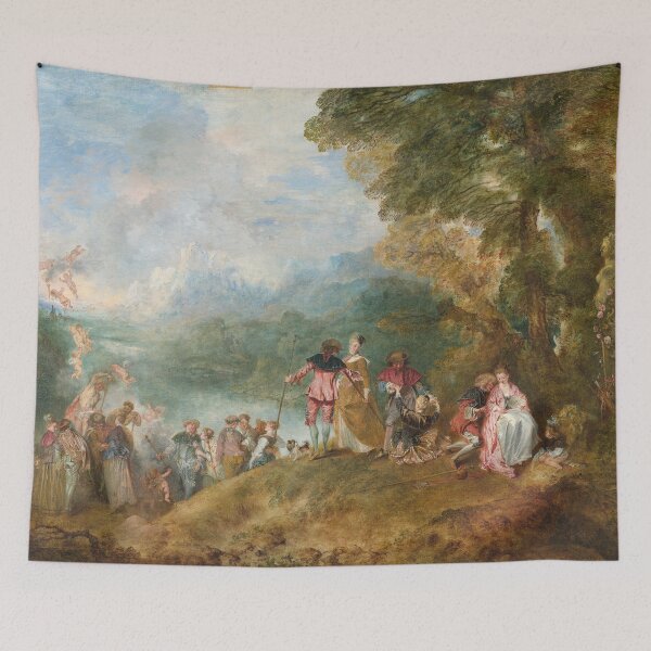 Item preview, Fine Art: The Embarkation for Cythera, Jean-Antoine Watteau designed and sold by The Great  Art.