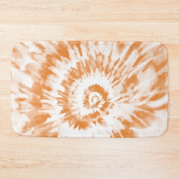 Item preview, Light Orange Tie-Dye Spiral Bedsheets Tiedye Yoga pants Bed sheet cover  designed and sold by baligaia.